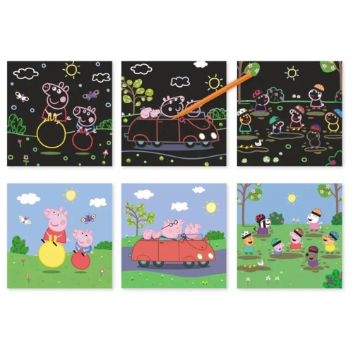 Zdrapka artystyczna Świnka Peppa 200185